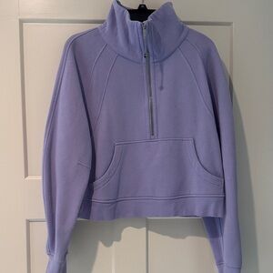 lululemon athletica Purple Half-Zip Sweatshirt